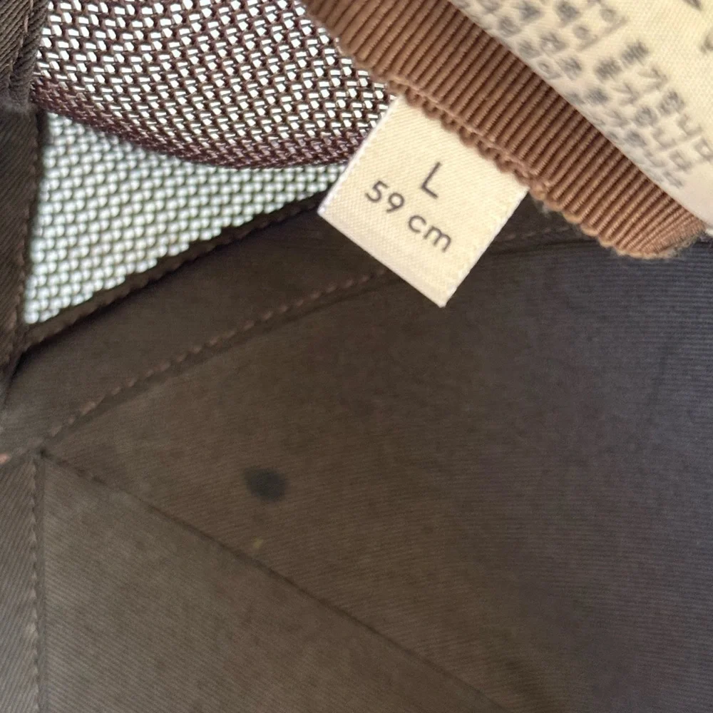 🌀Gucci Men's Brown GG Canvas Baseball Cap